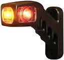 Svítilna doplňková/boční obrysová LED WAS W49/241L, 12-24V, levá, 135 mm