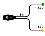 Kabeláž 4,15m/13-pól. zástrčka, baj 5