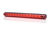 Svítilna brzdová doplňková LED červená WAS W200/1405 KR, 12V - 24V