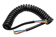 Kabel spirálový 8 žilový, 3,2m