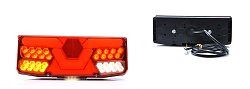 Svítilna WAS W138 sdružená LED 24V, L, BL/BR/KO/ ML/CO/RZ s odporem