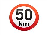 Omezení rychlosti 50 km retroreflexní pr. 200 mm