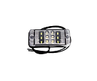 Svítilna couvací zadní LED WAS W 84D, 12-36 v, IP68 - black