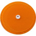 Odrazka oranžová kulatá pr. 77 mm
