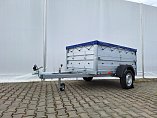 Přívěs AGA KIT EM3 sklopný N1 + POČ + nástavba bočnic + překrývací plachta
