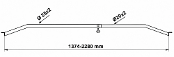 Příčka pod plachtu KNOTT nastavitelná 1374-2280 mm pozink