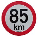 Omezení rychlosti 85 km retroreflexní pr. 200 mm