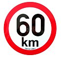 Omezení rychlosti 60 km retroreflexní pr. 200 mm