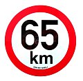 Omezení rychlosti 65 km retroreflexní pr. 200 mm
