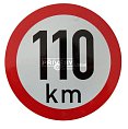 Omezení rychlosti 110 km retroreflexní pr. 200 mm