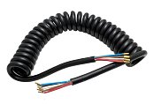 Kabel spirálový 7 žilový 3,2m