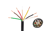Kabel 6×0,75 mm černá/hnědá/bílá/červená/zelená/žlutá