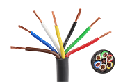 Kabel 7×1,00mm  sedmibarevný