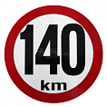 Omezení rychlosti 140 km retroreflexní pr. 150 mm (na přívěsy)
